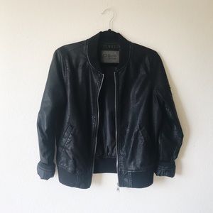 Black Bomber Jacket